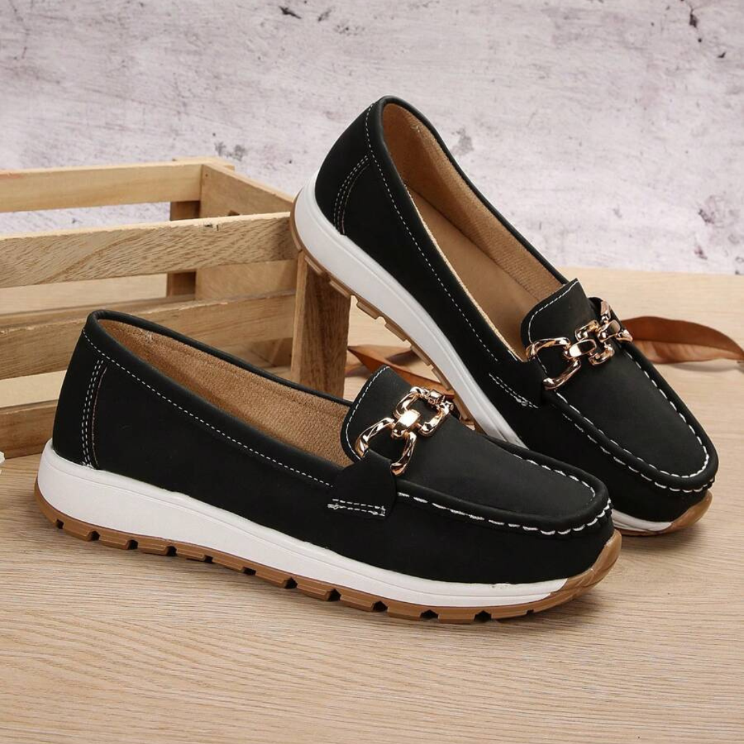 Mocasini cu tocuri groase pentru femei