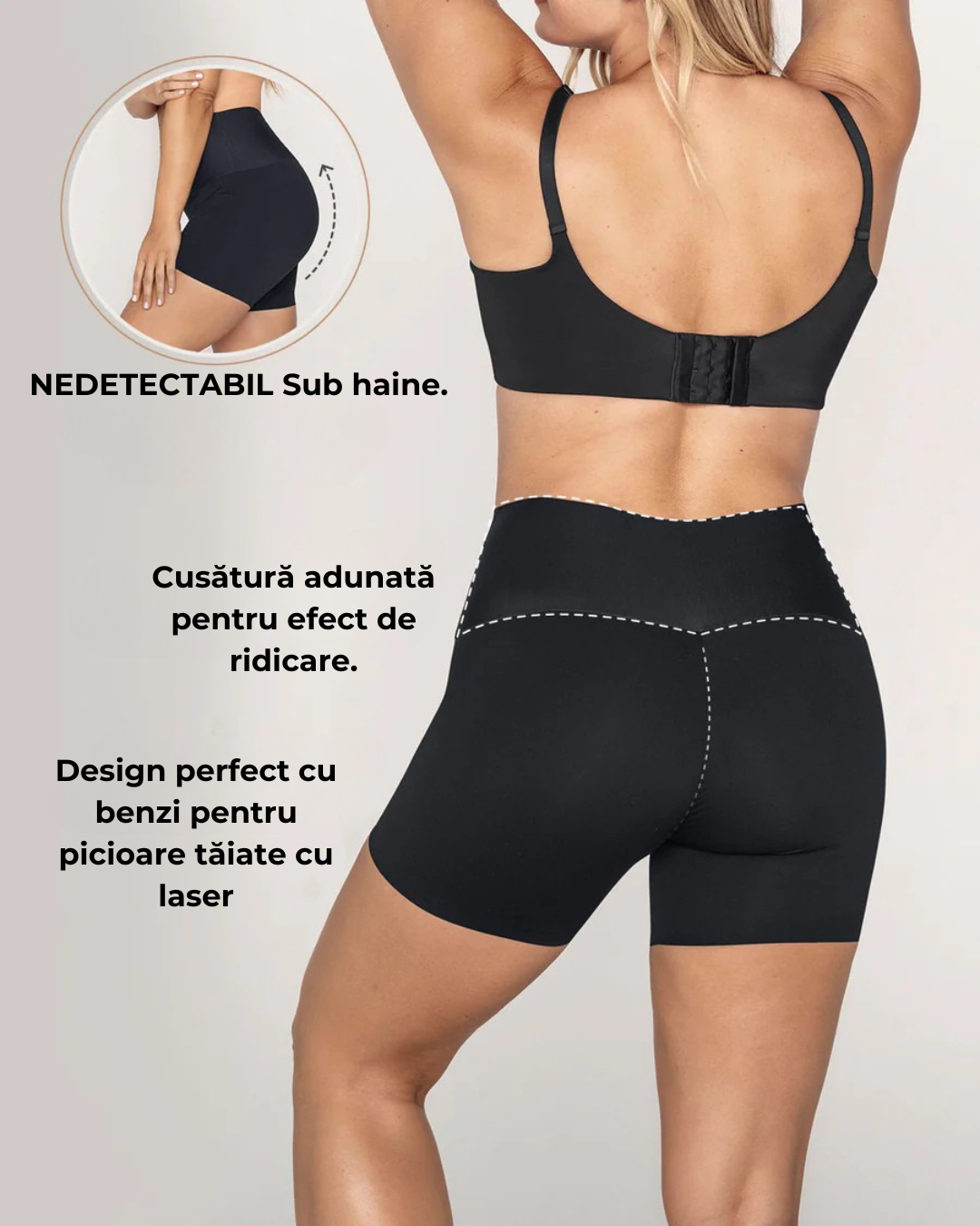 Pantaloni Modelatori with Compresie Moderată și Benzi Antialunecare de Tehnologie Avansată (OFERTĂ 2X1)