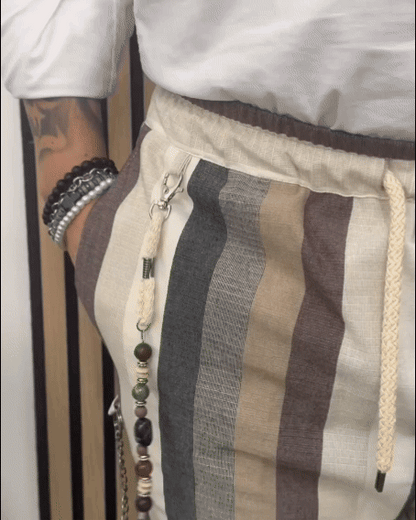 Pantaloni Dungați with the Effect of în Pentru Bărbați 