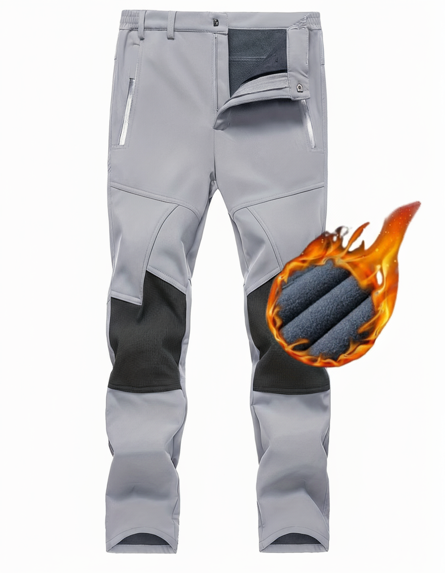 Pantaloni impermeabili cu șapcă din fleece unisex 