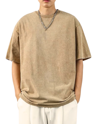 Pulover cu Efect Spălat, cu o Croială Relaxată și un Stil Urban Contemporan