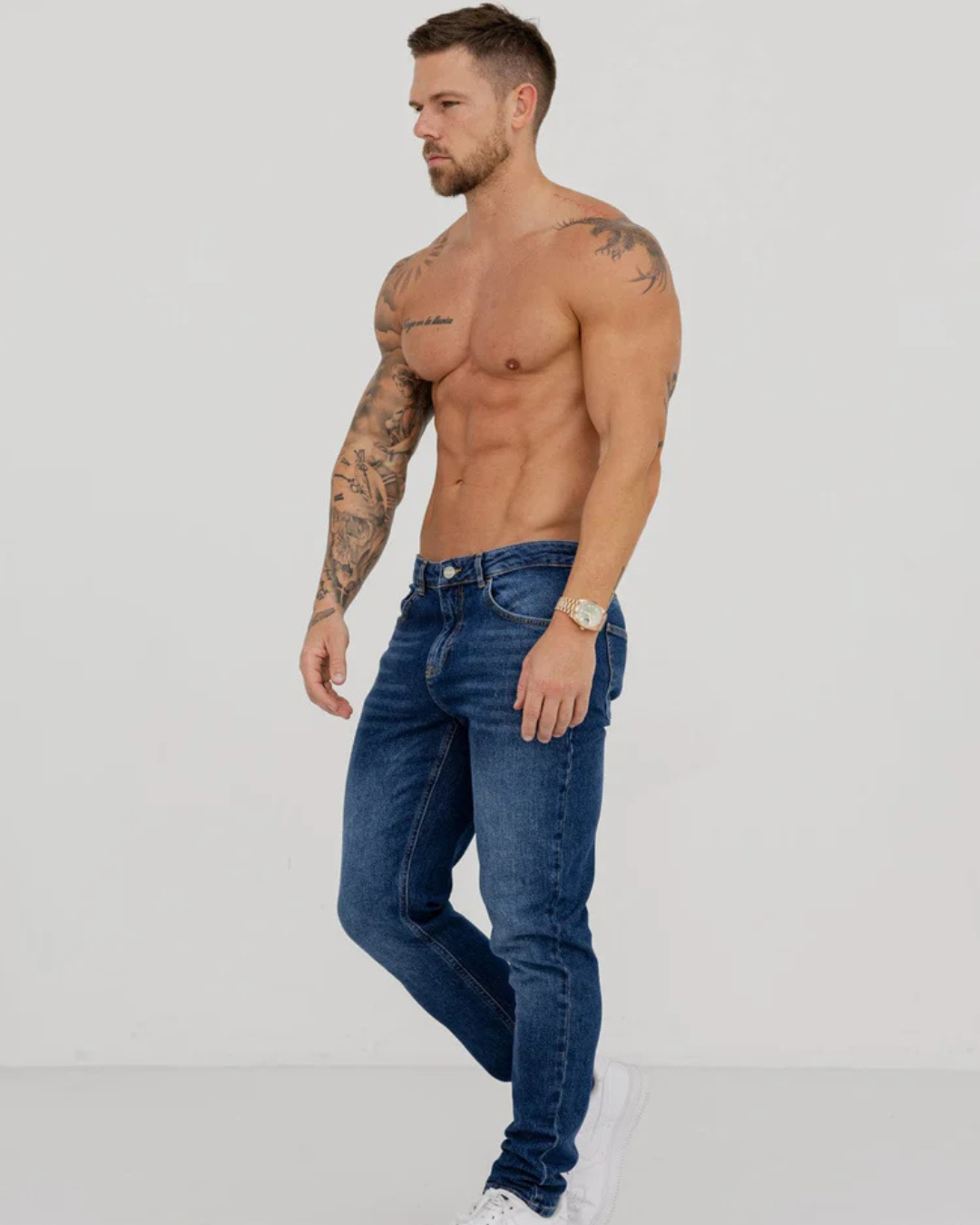 Blugi Clasici Confortabili pentru Bărbați