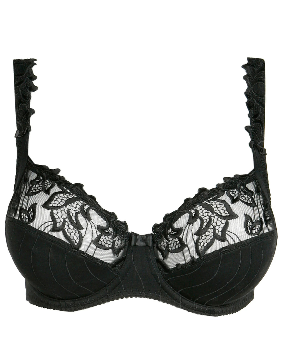 Sutien din Dantelă cu Susținere Ridicată, cu Transparență și Susținere Consolidată (OFERTĂ 2X1)