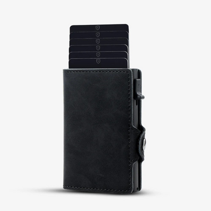 Portofel de lux cu protecție RFID și design compact