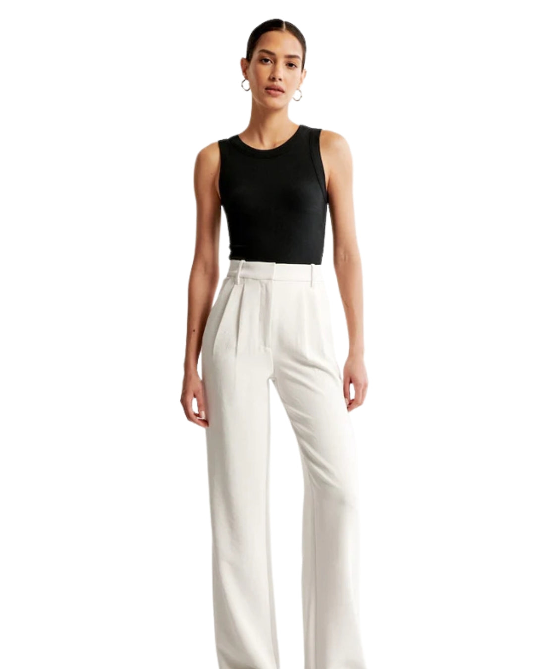 Pantaloni clasici cu lat pentru femei 