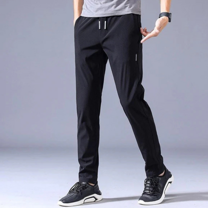 Pantaloni unisex cu Talie Reglabilă și Talie Elastică 