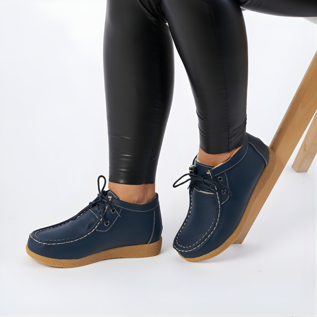 Ghete de Iarnă din Piele Naturală cu Design Atemporal Pentru Femei®