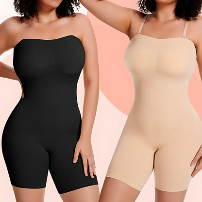 Body Modelator Fără Bretele Reductor de Abdomen