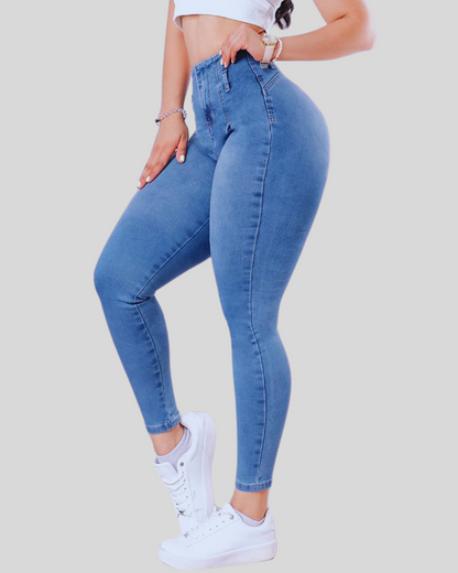 Blugi cu efect push-up care ridică fesele®