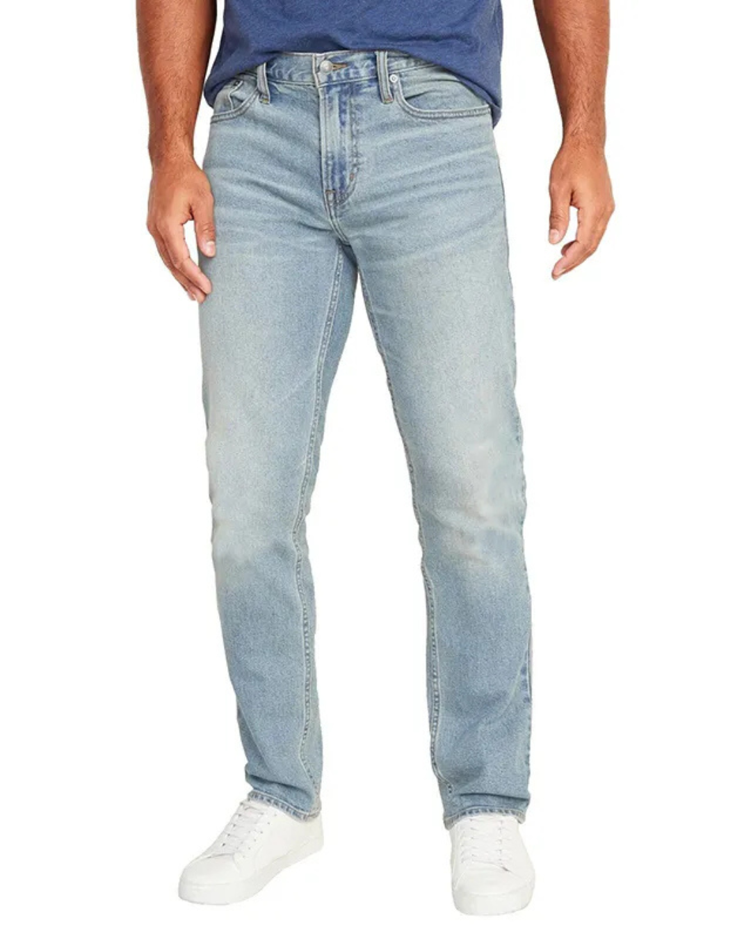 Pantaloni Skinny cu 5 Buzunare Elasticizate Pentru Bărbați 