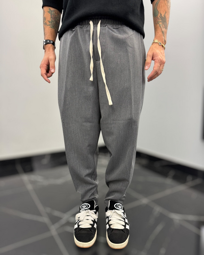 Pantaloni Largi și Simpli pentru Bărbați 