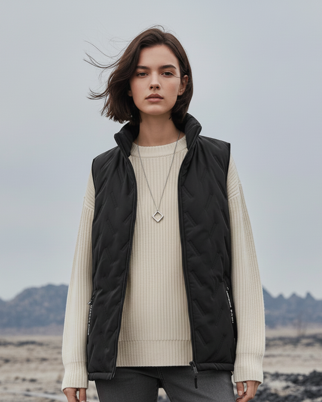 Vestă matlasată termică unisex