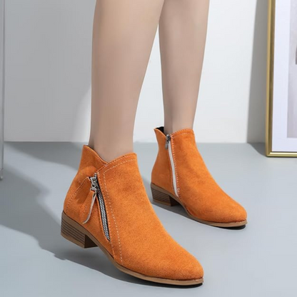 Ghete cu etaj jumatate pentru femei, cu fermoar lateral 