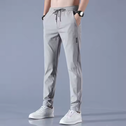 Pantaloni unisex cu Talie Reglabilă și Talie Elastică 