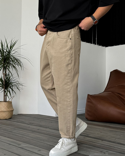 Pantaloni casual con tasche da uomo
