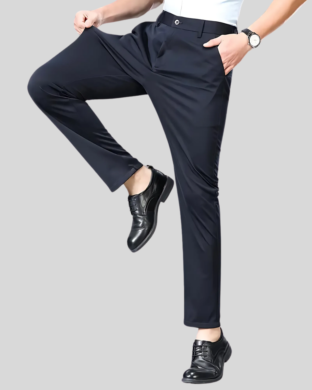 Pantaloni Classic High Stretch pentru bărbați 