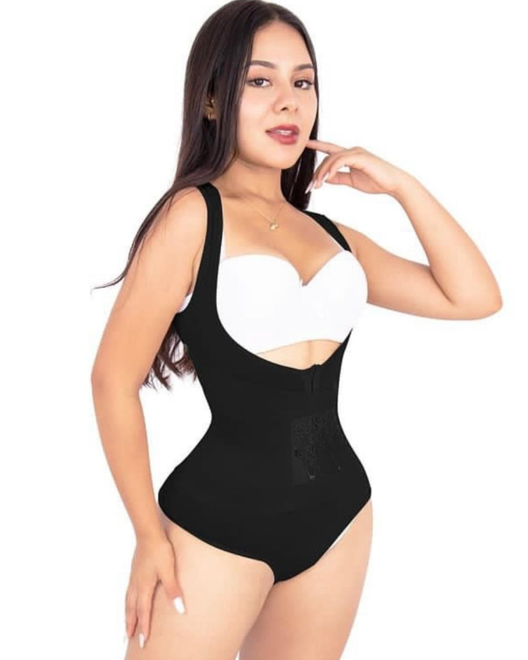Bodysuit Tanga Shaper cu Compresie Ridicată