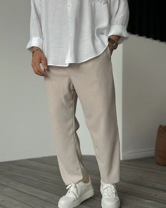 Pantaloni de Lux Pentru Bărbați din țesătură Moale 