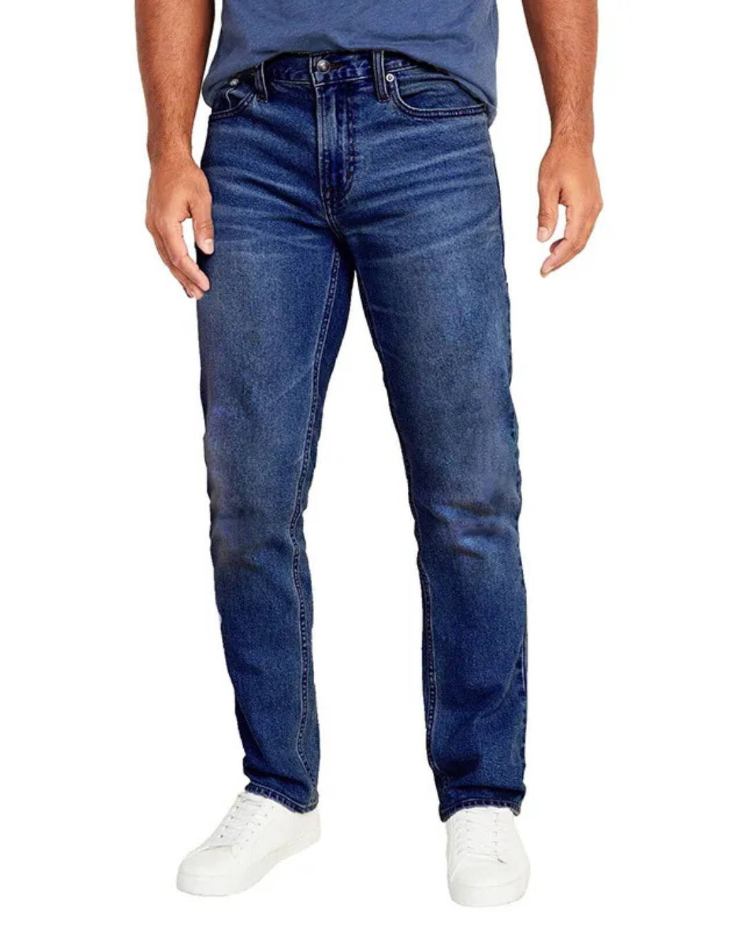 Pantaloni Skinny cu 5 Buzunare Elasticizate Pentru Bărbați 