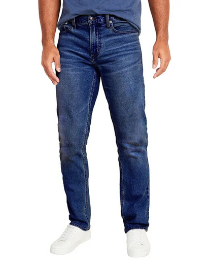 Pantaloni Skinny cu 5 Buzunare Elasticizate Pentru Bărbați 