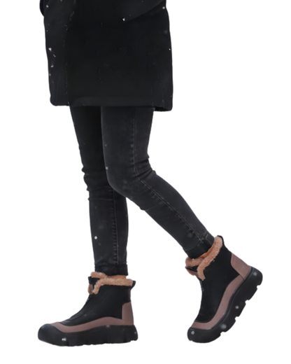 Botă de Iarnă cu Carâmb Înalt, Confort Termic și Aderență Fiabilă Pentru Femei