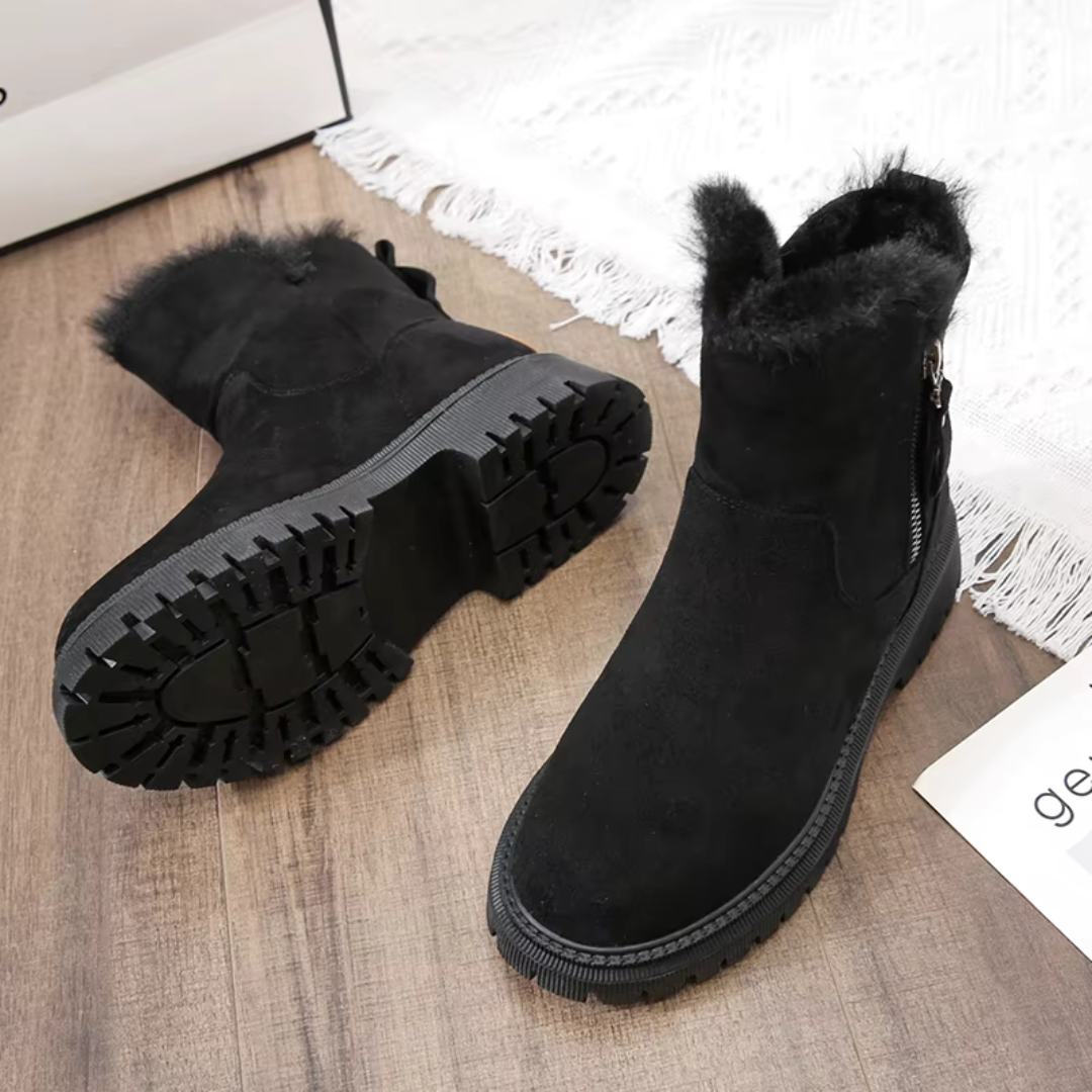 Cizme de iarnă pentru femei cu talpă groasă
