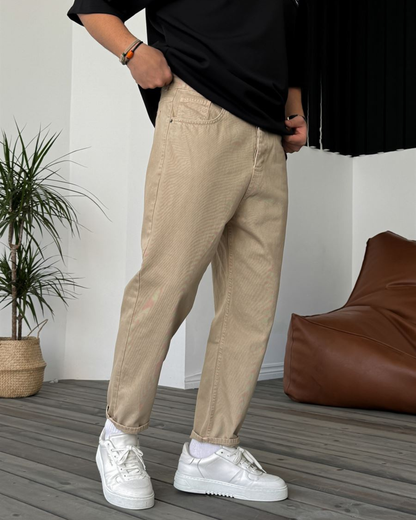 Pantaloni casual con tasche da uomo