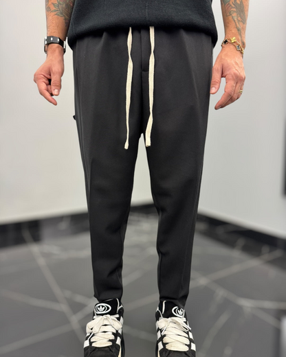 Pantaloni Largi și Simpli pentru Bărbați 