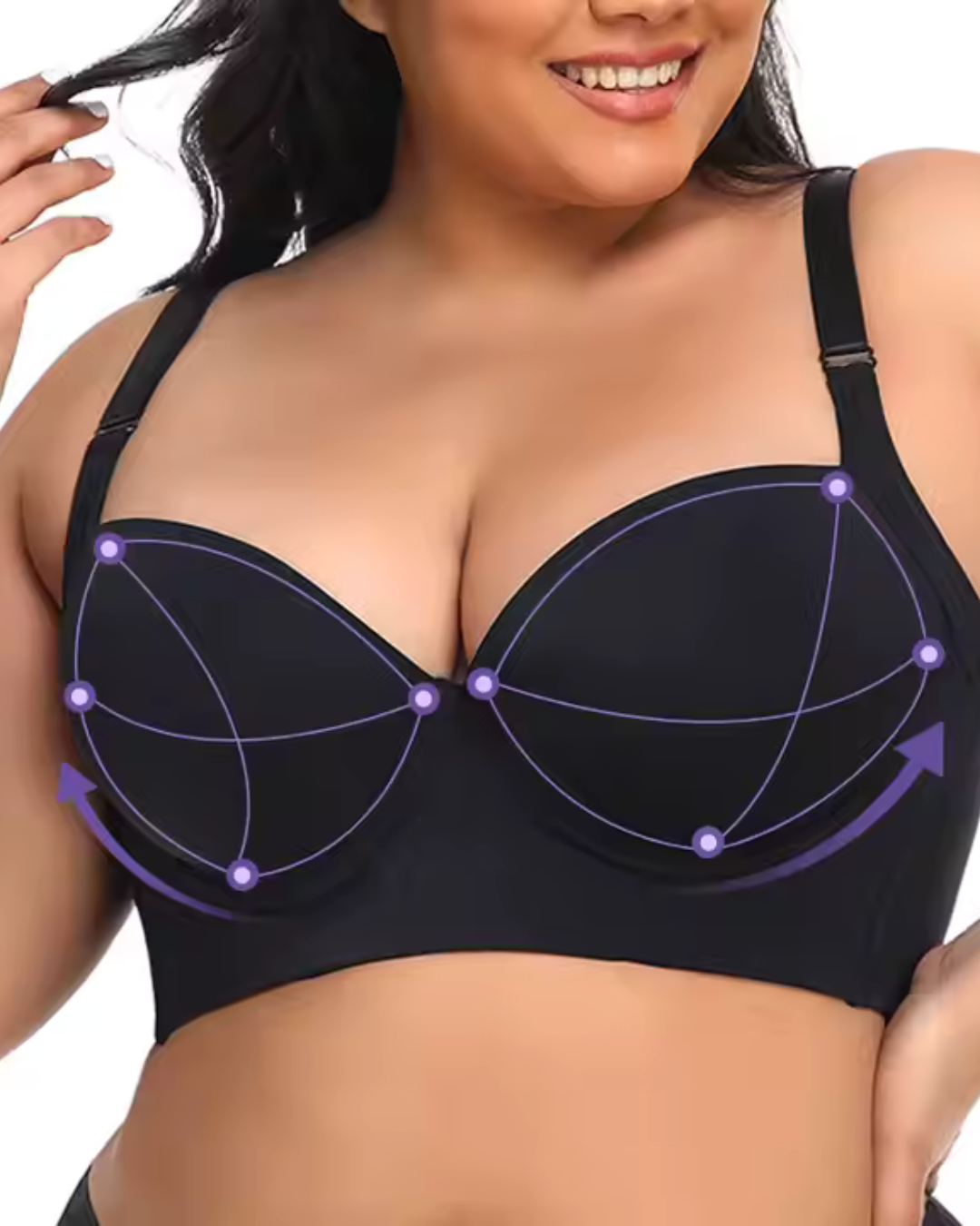 Sutien push-up Mulat cu Efect de îndreptare a Spatelui ( OFERTĂ 2X1)