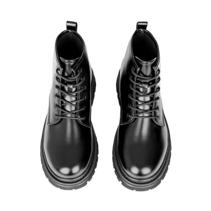 Ghete din piele cu vârf rotund pentru bărbați®