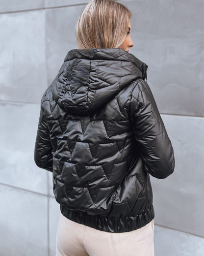 Jachetă Casual de Bumbac cu Glugă pentru Femei