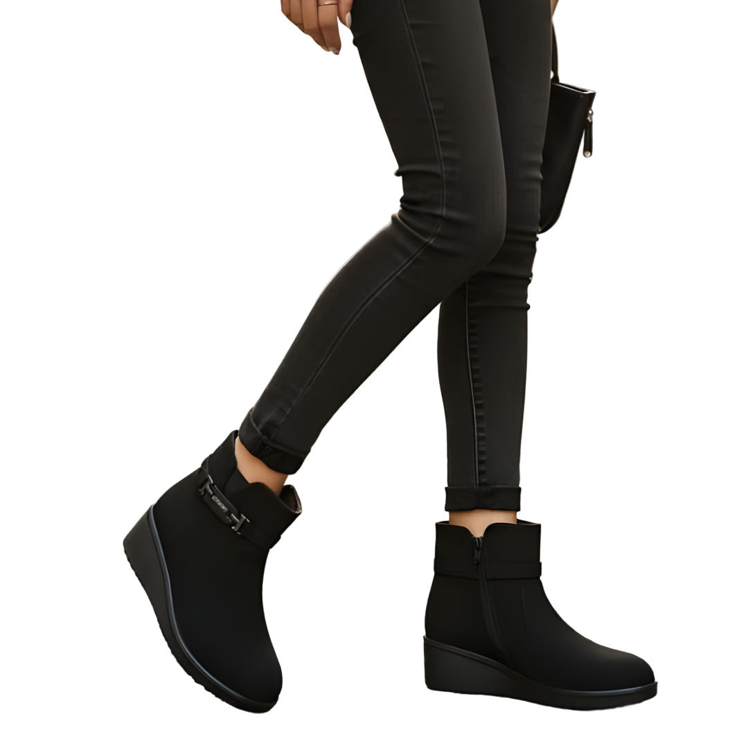 Botine de damă stil casual cu căptușeală termică