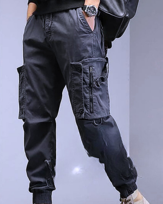 Pantaloni cargo cu mai multe genți de umăr 