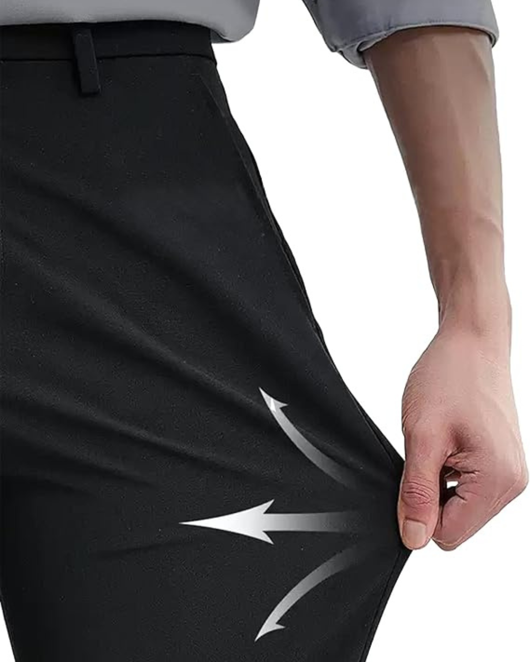 Pantaloni Classic Eleganți cu Elasticitate pentru Bărbați 