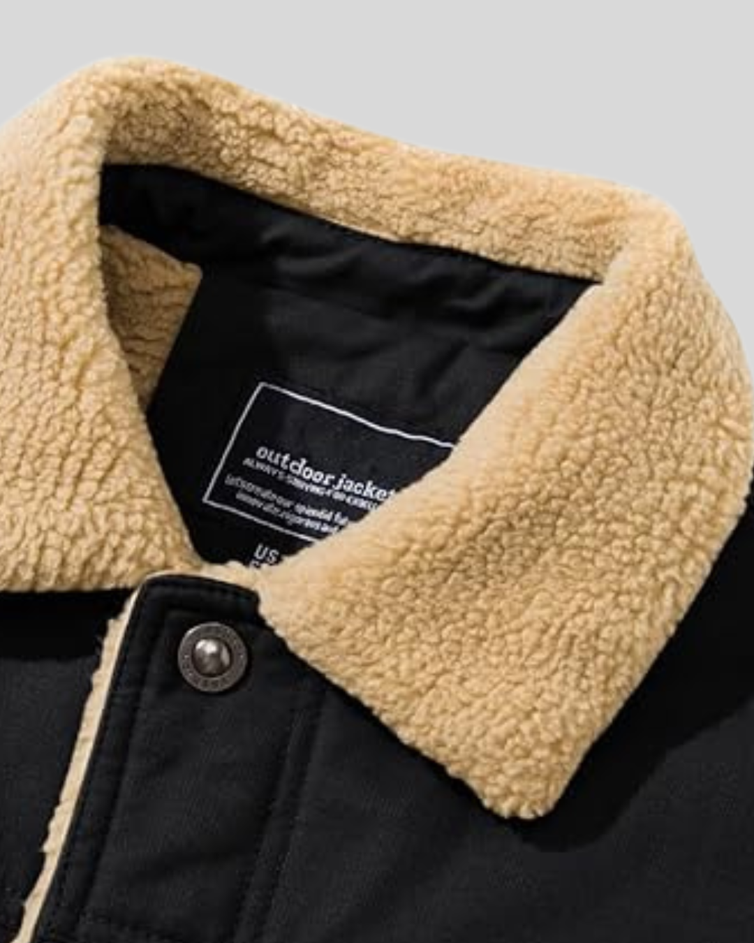 Jacheta din fleece Sherpa pentru bărbați