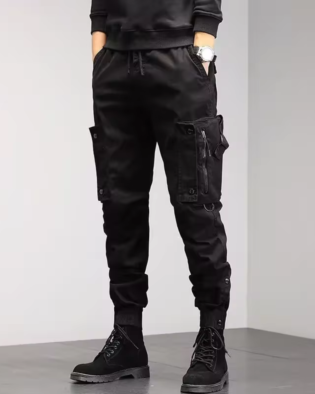 Pantaloni cargo vintage pentru bărbați în stil american 