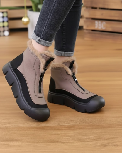 Botă de Iarnă cu Carâmb Înalt, Confort Termic și Aderență Fiabilă Pentru Femei