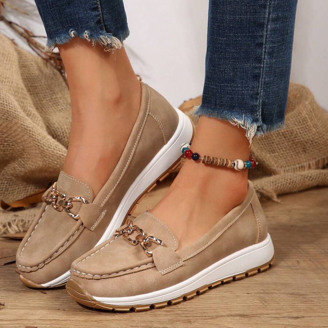 Mocasini cu tocuri groase pentru femei 