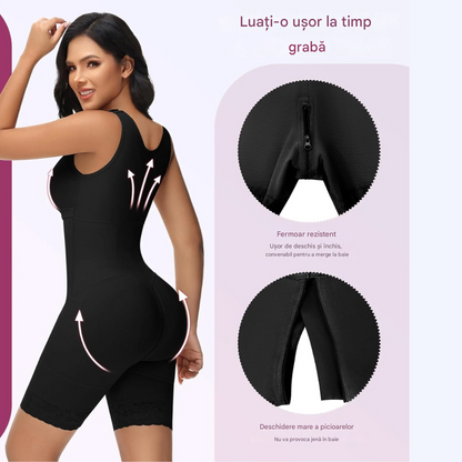 Modelator de Burtă și Sutien cu Dublă Compresie 