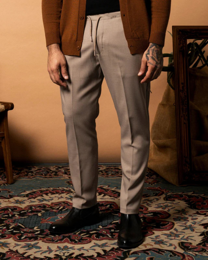 Casual Pants with Talie Reglabilă pentru Bărbați 