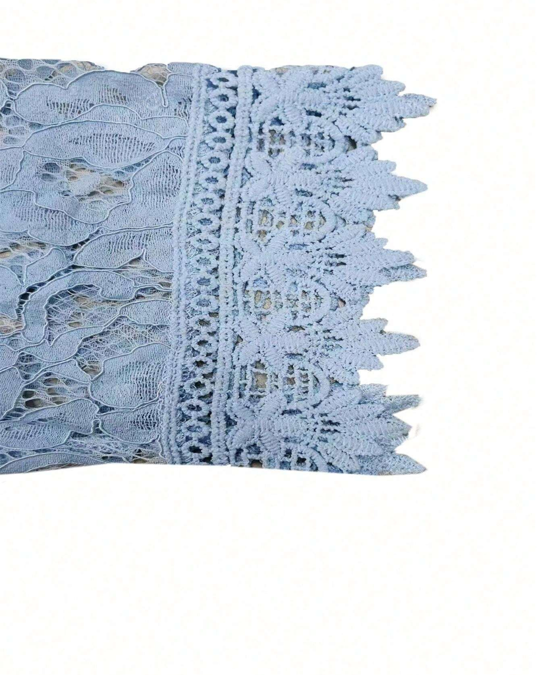 Rochie Elegantă de Dantelă Fără Bretele Openwork Pentru Femei