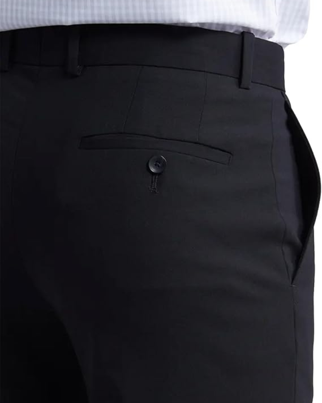 Pantaloni Classic Eleganți cu Elasticitate pentru Bărbați 