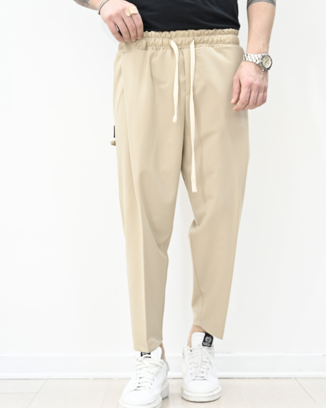 Pantaloni lungi de jogger cu Talie Reglabilă 