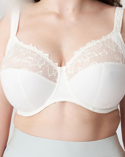 Sutien din Dantelă cu Susținere Ridicată, cu Transparență și Susținere Consolidată (OFERTĂ 2X1)