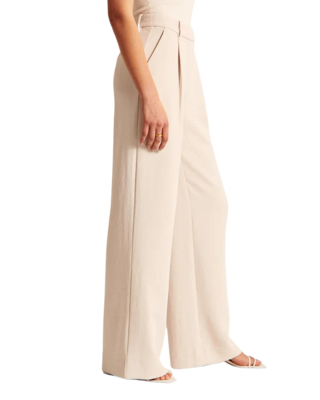 Pantaloni clasici cu lat pentru femei 