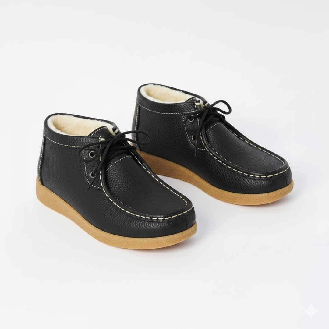 Ghete de Iarnă din Piele Naturală cu Design Atemporal Pentru Femei®