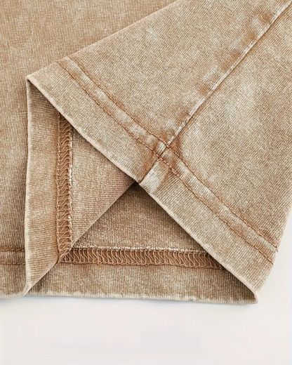 Pulover cu Efect Spălat, cu o Croială Relaxată și un Stil Urban Contemporan