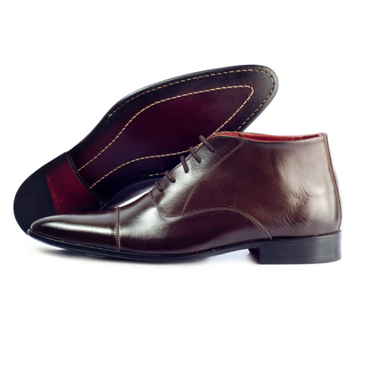 Ghete casual cu toc mic pentru bărbați 