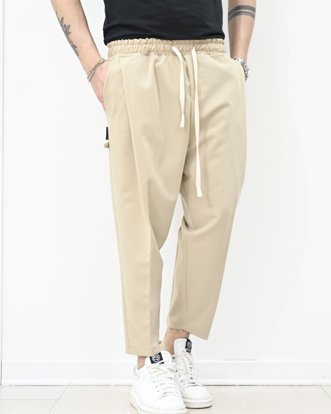 Pantaloni lungi de jogger cu Talie Reglabilă 