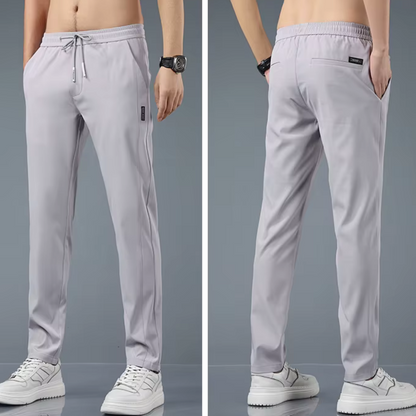 Pantaloni unisex cu Talie Reglabilă și Talie Elastică 